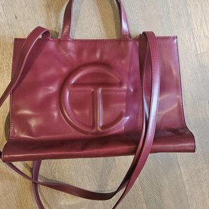 Medium Burgundy Telfar Bag Tote